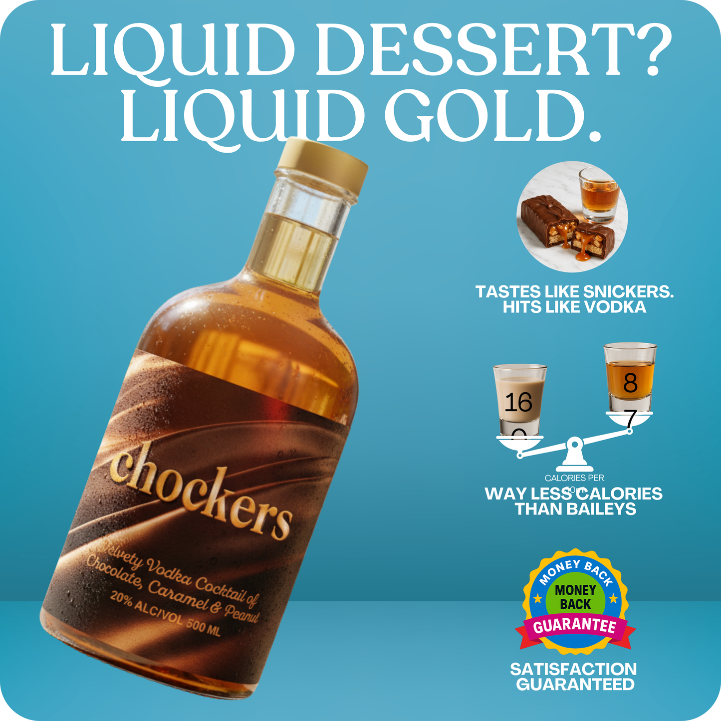 Case of Chockers- 4 x 500ml Bottles