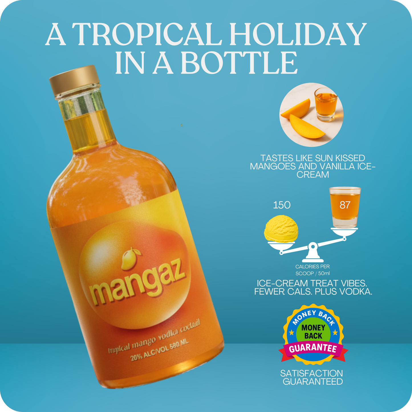 Case of Mangaz - 4 x 500ml Bottles