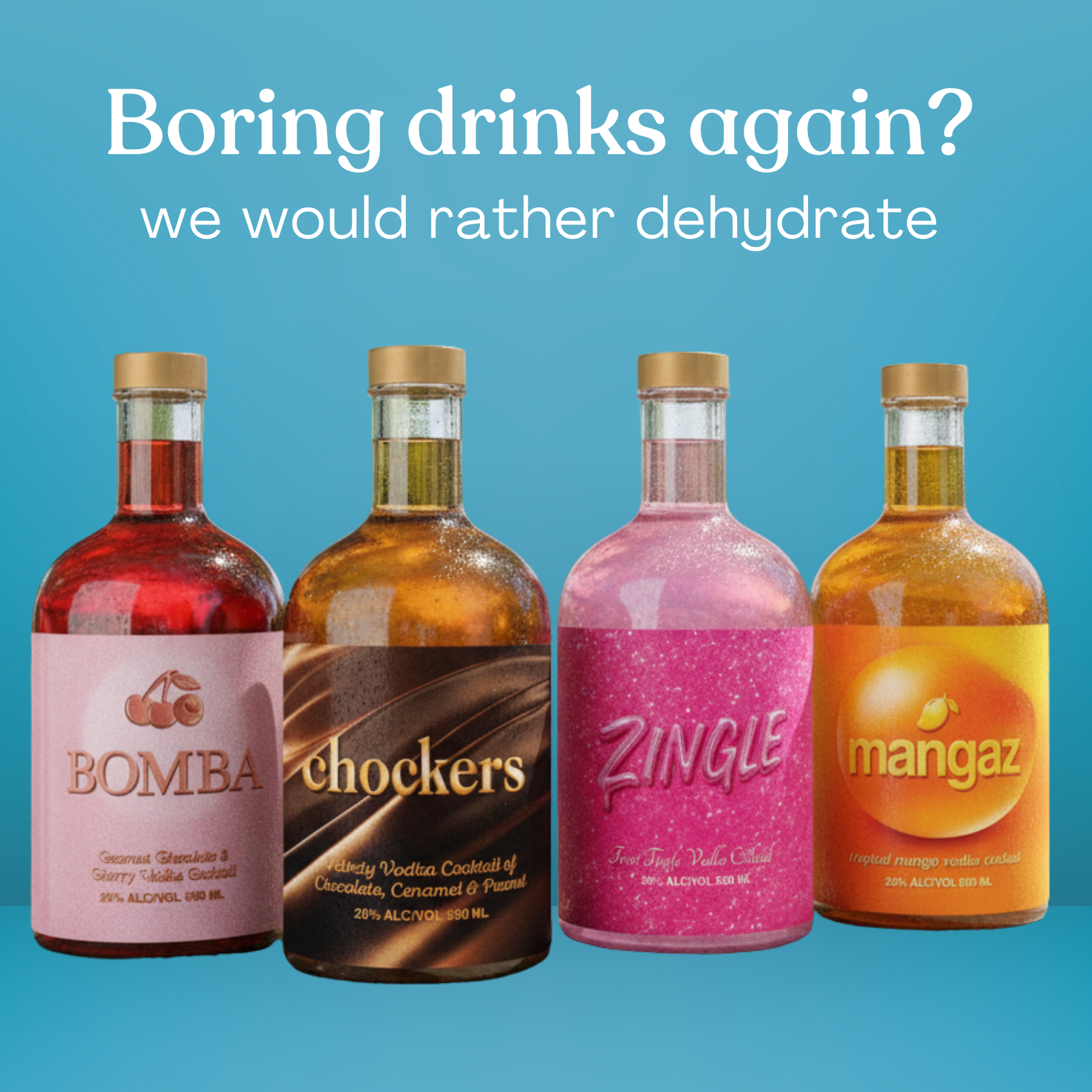 Funsters Party Pack - All 4 bottles in 1 pack